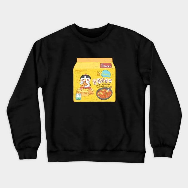 Samyang Cheesy Ramen Crewneck Sweatshirt by Chubbit